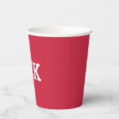 Phi Sigma Kappa Buchstaben Pappbecher (Links)