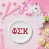 Phi Sigma Kappa Buchstaben Pappteller (Party)