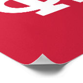 Phi Sigma Kappa Buchstaben Poster (Ecke)