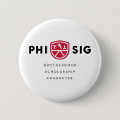 Phi Sigma Kappa Grundsätze Button (Vorderseite)