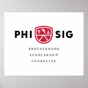 Phi Sigma Kappa Grundsätze Poster
