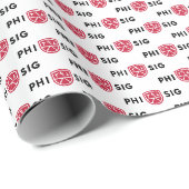 Phi Sigma Kappa-Logo Geschenkpapier (Rolleneckpunkt)