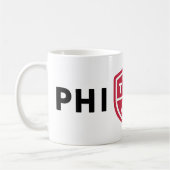 Phi Sigma Kappa-Logo Kaffeetasse (Links)