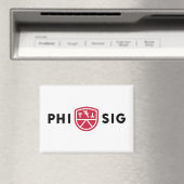 Phi Sigma Kappa-Logo Magnet (In Situ (Geschirrspüler))