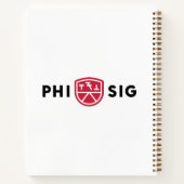 Phi Sigma Kappa-Logo Notizblock (Rückseite)