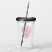 Phi Sigma Kappa Schild Acryltrinkbecher (Rückseite)