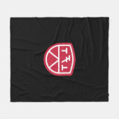 Phi Sigma Kappa Schild Fleecedecke (Vorderseite (Horizontal))