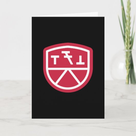 Phi Sigma Kappa Schild Karte (Vorderseite)