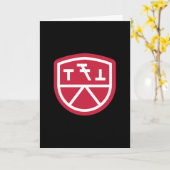 Phi Sigma Kappa Schild Karte (Gelbe Blume)