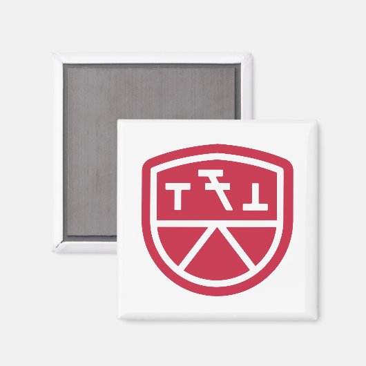 Phi Sigma Kappa Schild Magnet (Vorderseite/Rückseite)