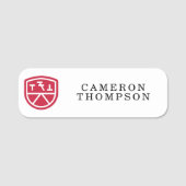 Phi Sigma Kappa Schild Namensschild (Vorderseite)