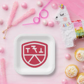 Phi Sigma Kappa Schild Pappteller (Party)