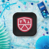 Phi Sigma Kappa Schild Pappteller (Party)