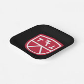 Phi Sigma Kappa Schild Pappteller (Gewinkelt)