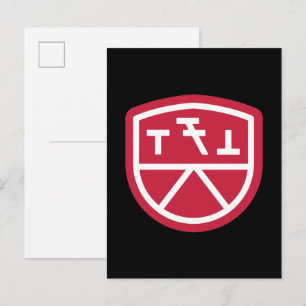 Phi Sigma Kappa Schild Postkarte