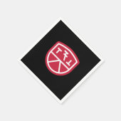 Phi Sigma Kappa Schild Serviette (Ecke)