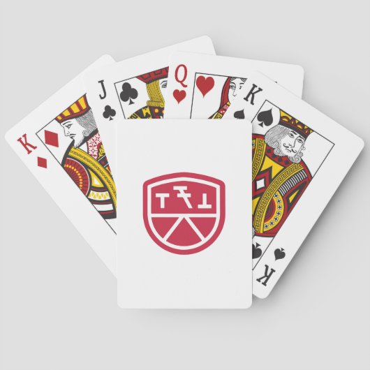 Phi Sigma Kappa Schild Spielkarten (Rückseite)
