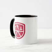 Phi Sigma Kappa Schild Tasse (Vorderseite Links)
