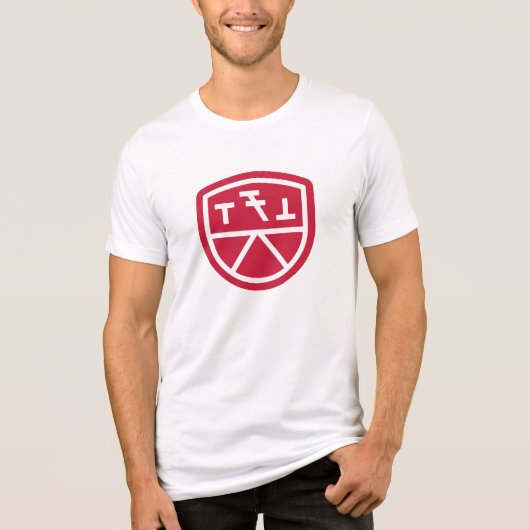 Phi Sigma Kappa Schild Tri-Blend Shirt (Vorderseite)