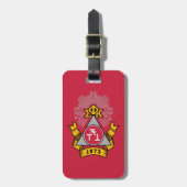 Phi Sigma Kappa-Wappen Gepäckanhänger (Vorderseite vertikal)