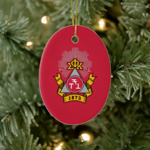 Phi Sigma Kappa Wappen Keramik Ornament
