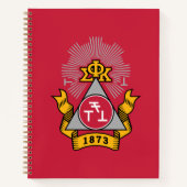 Phi Sigma Kappa Wappen Notizblock (Vorderseite)