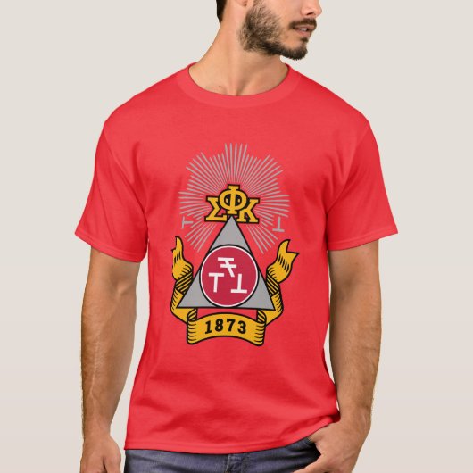 Phi Sigma Kappa Wappen T-Shirt (Vorderseite)