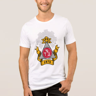 Phi Sigma Kappa Wappen Tri-Blend Shirt