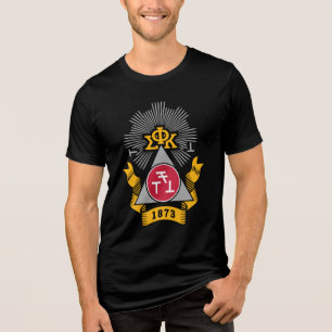 Phi Sigma Kappa Wappen Tri-Blend Shirt