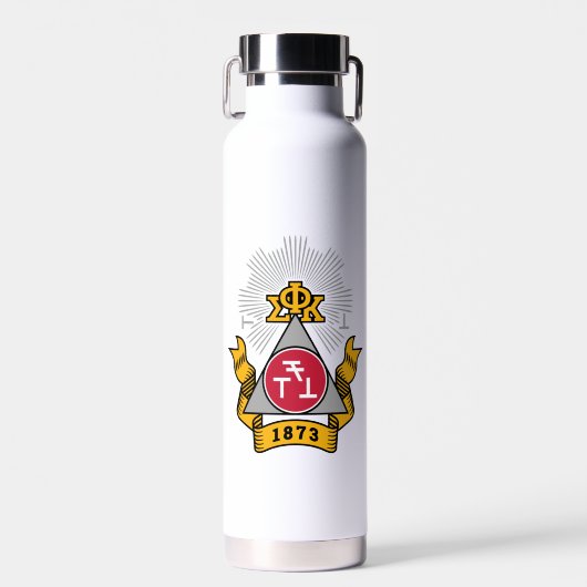 Phi Sigma Kappa-Wappen Trinkflasche (Vorne)
