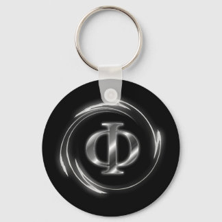 Phi-Symbol Schlüsselanhänger