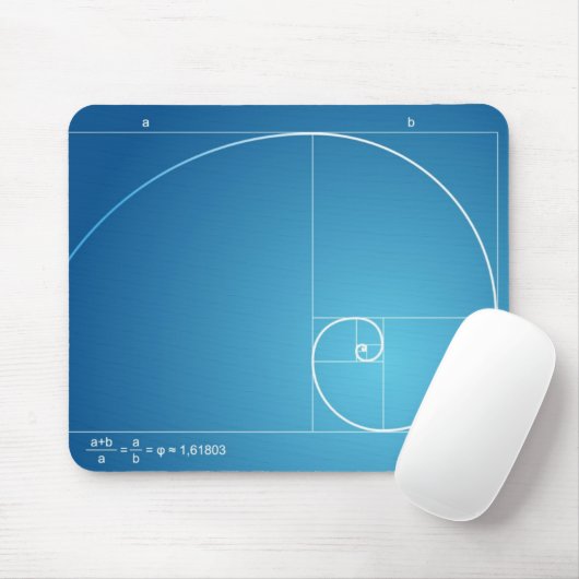 Phi-Verhältnis 2 Mousepad (Mit Mouse)