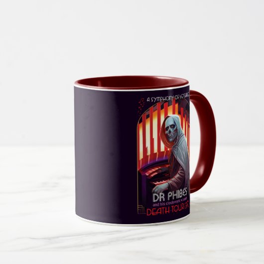 Phibes Tasse - Rassensymphonie 1971 Horror (VorderseiteRechts)