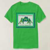 Phidippus Putnami Jumping Spider T-Shirt (Design vorne)