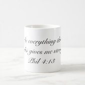 Phil-4:13 Kaffeetasse (Mittel)