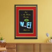 Phil 4:19 Gott ist mein Wireless-Provider Leinwanddruck (Insitu (Wohnzimmer))