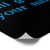 Phil 4:7 Baby Junge fischen im Fluss. Poster (Ecke)