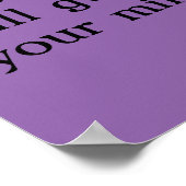 Phil 4:7 Yellow and black canary mockingbird Poster (Ecke)