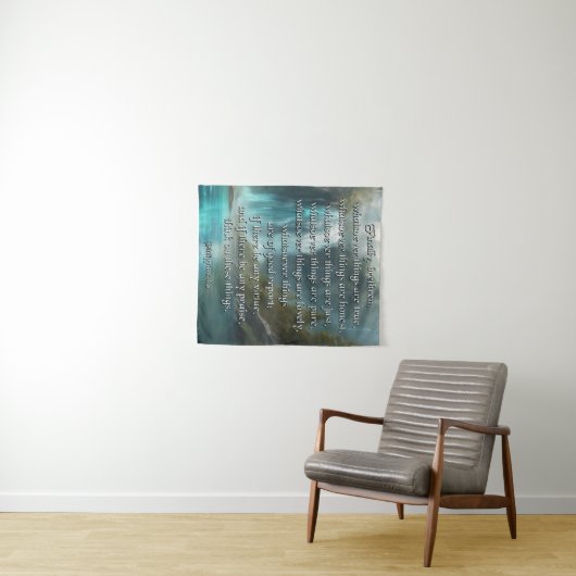 Phil 4:8 sm Tapestry Wandteppich (Beispiel (Horizontal))