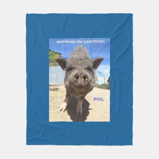 Phil Blanket zu gehen mit deinen Phil-Low! Fleecedecke (Vorderseite)