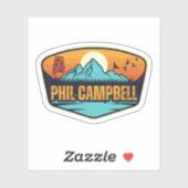 Phil Campbell, Alabama Aufkleber (Blatt)