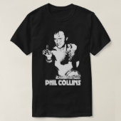 Phil collin, weißer Text T-Shirt (Design vorne)