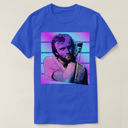 Phil Collins bunt T-Shirt (Design vorne)
