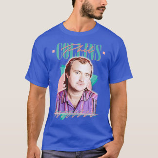 Phil Collins Retro 80er Ästhetische Lüfter Design T-Shirt