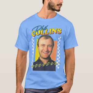 Phil Collins Retro 80er Ästhetischer Lüfter Design T-Shirt