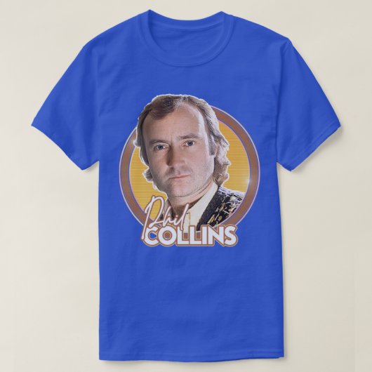 Phil Collins Retro 80er Ästhetisches Fan Design T-Shirt (Design vorne)