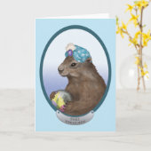 Phil die psychische Groundhog Karte (Gelbe Blume)