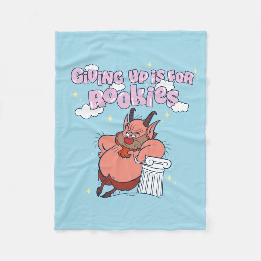 Phil - Giving Up is for Rookies Fleece Blanket (Vorderseite)
