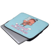 Phil - Giving Up is for Rookies Laptop Sleeve (Vorne Knopf)