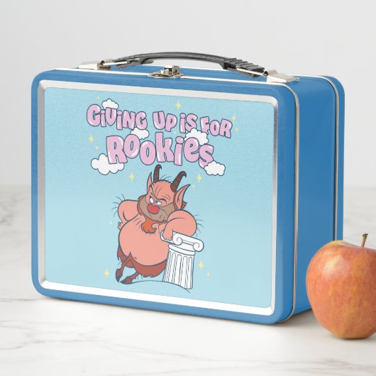 Phil - Giving Up is for Rookies Metal Lunch Box (Beispiel)